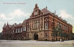 Romanesque Prints: Deutsche Haus (Athenaeum), Indianapolis, Indiana, USA