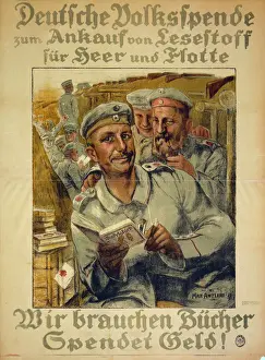 Deutsche Prints: Deutsche Volksspende zum Ankauf von Lesestoff fur Heer und F