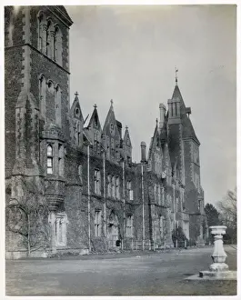 A devastating fire at a British Public School for Boys, which appears to have gutted
