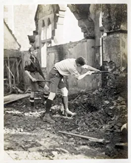 Images Dated 6th March 2020: A devastating fire at a British Public School for Boys, which appears to have gutted the