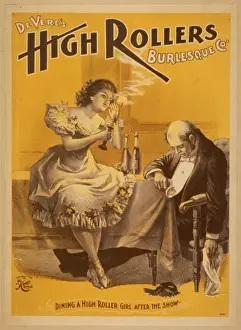 Burlesque Prints: Deveres High Rollers Burlesque Co