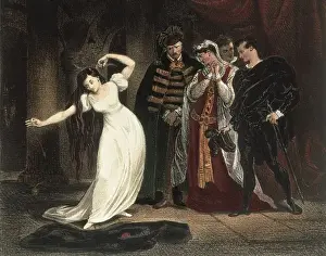 Eug X8ba5 Prints: DEVERIA, Eug讥(1805-1865);SHAKESPEARE, William