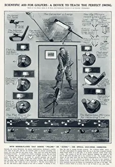 Mirror Prints: A device to teach the optical golf swing using a mirror-flashes that denote pulling and slicing