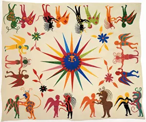 Multicoloured Prints: Devil and Angel Design