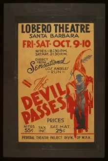 Sensational Prints: The devil passes Direct from sensational Los Angeles run