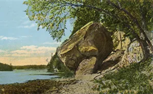 Folder Prints: The Devil's Football, Wisconsin River, Wisconsin, USA Date: 1932