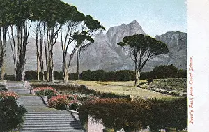 Imperialist Prints: Devils Peak from the Gardens of Groot Schuur, Cape Town