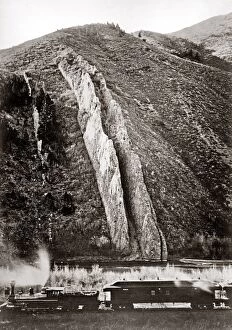The Devils Slide, Weber Canyon, Utah, circa 1890