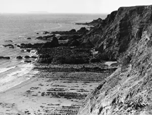 Coast Line Prints: Devonshire Coastline