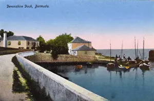 Bermudan Prints: Devonshire Dock - Bermuda