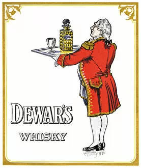 Dewars Whisky advertisement
