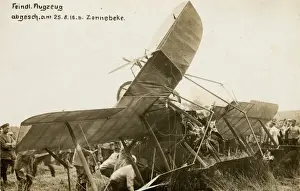 Air Planes Prints: DH2 6F2 of 29th Squadron, shot down over enemy lines