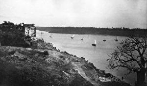 Dhows leaving Mombasa, Kenya, East Africa