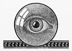 Dots Prints: Diagram of Eye / 1928