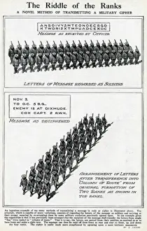 Ranks Prints: Diagram, The Riddle of the Ranks, WW1