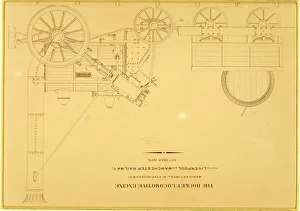 Rocket Collection: Diagram of the Rocket locomotive engine, 1829