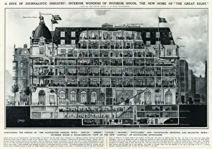 Lloyds Prints: Diagrammatic view of home of Great Eight