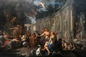 Czech Prints: Diana and Callisto, 1676, by Johann Spillenberger (1628-1679