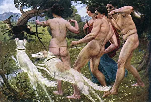 Hunt Collection: Diana the Huntress - with Attendants and Borzois