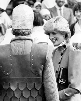Meet Collection: Diana, Princess of Wales in St Columb, Cornwall
