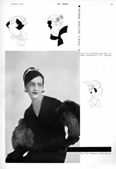 Icon Gallery: Diana Vreeland wearing a Maria Guy Hat