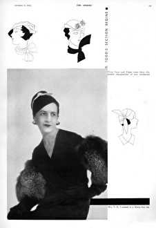 Icon Gallery: Diana Vreeland wearing a Maria Guy Hat