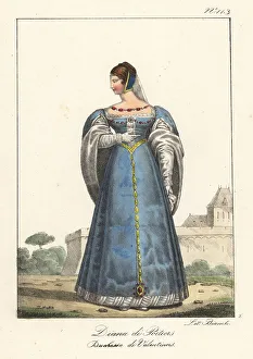 Diane of Poitiers, mistress to King Henry II of France