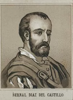 DIAZ DEL CASTILLO, Bernal (1496-1584). Spanish conquistador