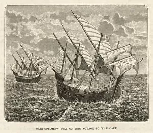 Bartholomew Gallery: Diaz Sails to the Cape