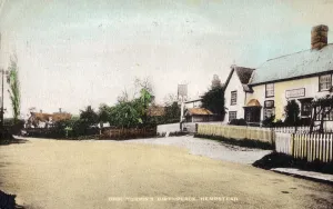 Notorious Prints: Dick Turpins birthplace, The Bluebell Inn, Hempstead, Essex