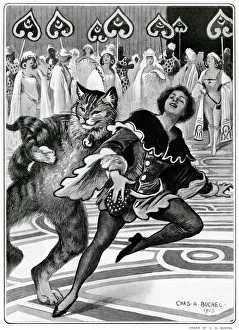 Images Dated 18th October 2019: Dick Whittington and his cat at the London Hippodrome