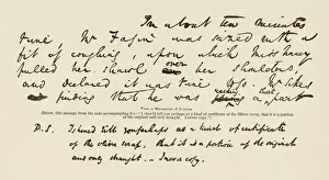 1891 Prints: Dickens Manuscript / 1891