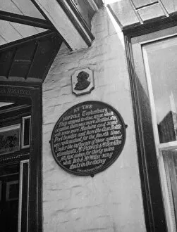 Tewkesbury Collection: Dickens Plaque