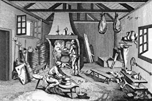 Auvergne Prints: Diderot Cheese Making