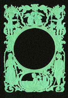 Die Cut Green Decorative Frame