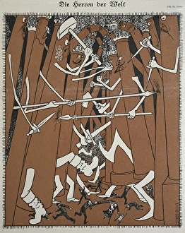 Lithographies Collection: Die Herren der Welt (The Masters of the World. When