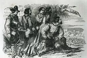 Viceroyalty Collection: Diego de Almagro with his followers in Battle