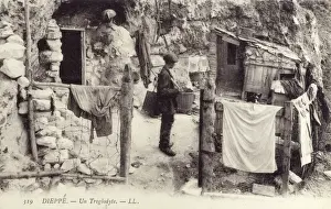 Dwelling Prints: Dieppe, France - A Troglodyte