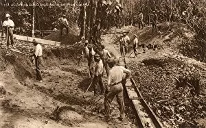 Alluvial Gallery: Digging for gold in British Guiana (now Guyana)