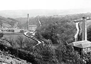Holmfirth Prints: Digley Valley near Holmfirth early 1900's