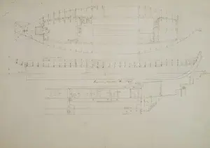 Caledonia Prints: Dimensions of the steam yacht Caledonia