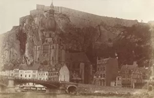 River Bank Collection: Dinant, Belgium - Church and Castle