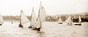 Dinghy racing at Teignmouth, probably 1930s