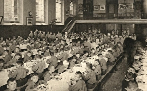 Institutional Collection: Dining Hall, Alexandra Orphanage, Haverstock Hill, London
