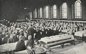 Norwood Prints: Dining Hall, Lambeth Schools, West Norwood, London