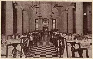 Burmese Collection: Dining Hall, Strand Hotel, Rangoon, Burma