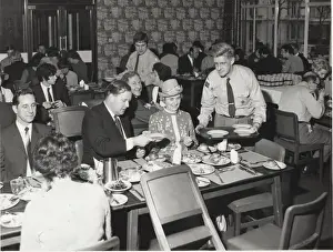 Refectory Prints: Dining room of Baden Powell House, London