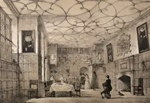 1591 Prints: Dining Room / Franks Hall
