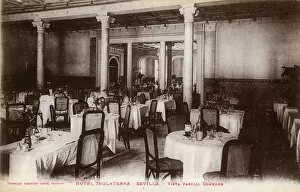 Dining Room, Hotel de Inglaterra, Seville, Spain