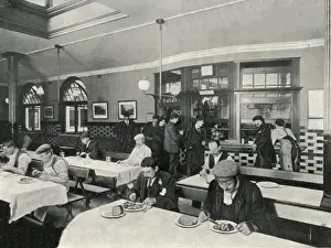 Queue Prints: Dining Room, Rowton House, Hammersmith, London